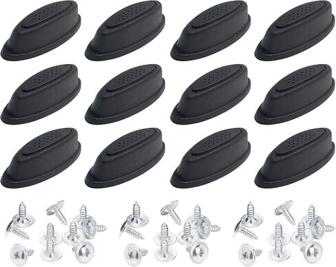 6 أزواج من دعامات الأمتعة الجانبية مع 60 برغي، قدم مسمار للأمتعة ووسادة للقدم، ملحقات حقائب السفر، استبدال بسيط in Kuwait