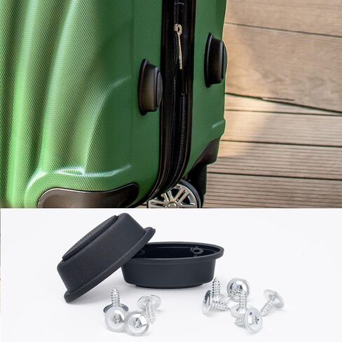 6 أزواج من دعامات الأمتعة الجانبية مع 60 برغي، قدم مسمار للأمتعة ووسادة للقدم، ملحقات حقائب السفر، استبدال بسيط in Kuwait