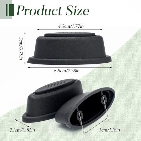 6 أزواج من دعامات الأمتعة الجانبية مع 60 برغي، قدم مسمار للأمتعة ووسادة للقدم، ملحقات حقائب السفر، استبدال بسيط in Kuwait