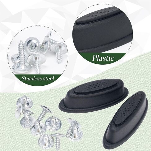 6 أزواج من دعامات الأمتعة الجانبية مع 60 برغي، قدم مسمار للأمتعة ووسادة للقدم، ملحقات حقائب السفر، استبدال بسيط in Kuwait