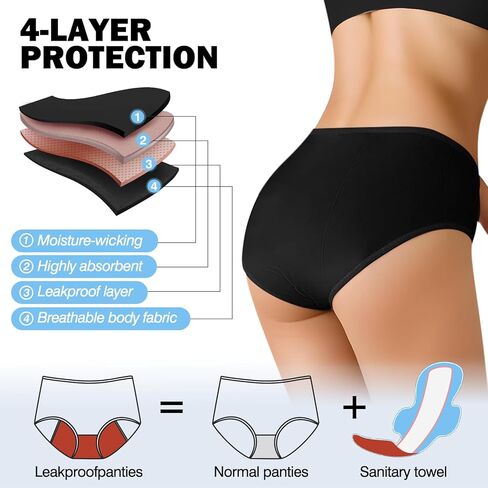 فترة ملابس السباحة الحيض مانعة للتسرب ملابس السباحة بيكيني قيعان المايوه عالية الخصر السباحة قيعان للمراهقات الفتيات النساء in Kuwait