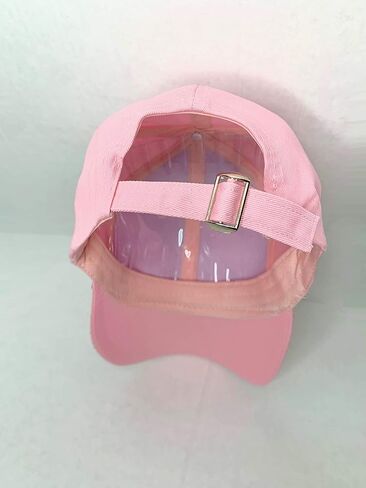 M JOFFEE Pink Ribbon Breast Cancer Support Fitted Baseball Cap with Bling in Kuwait