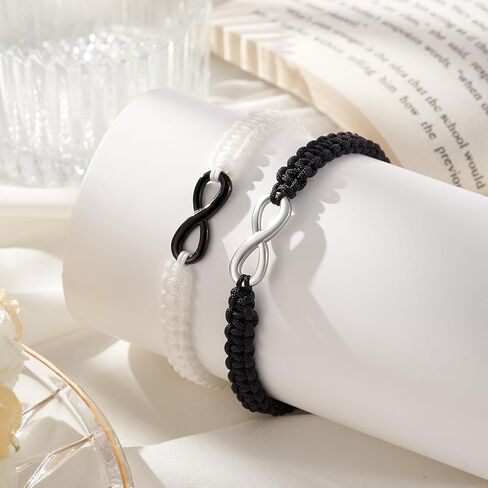 Seyaa مطابقة هدايا الأزواج أساور إنفينيتي للأبد الحب لصديقها صديقة عاشق in Kuwait