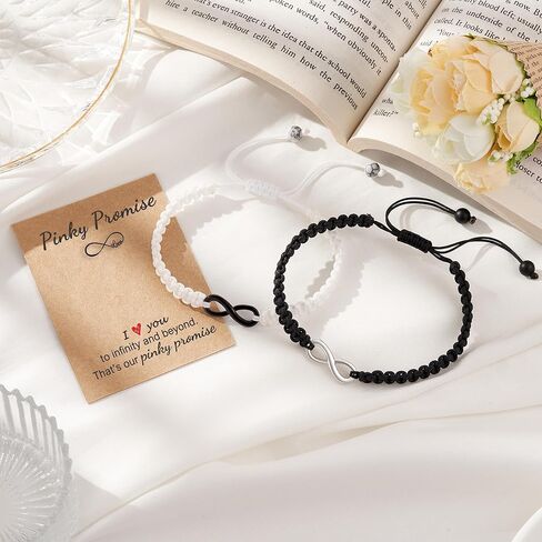 Seyaa مطابقة هدايا الأزواج أساور إنفينيتي للأبد الحب لصديقها صديقة عاشق in Kuwait