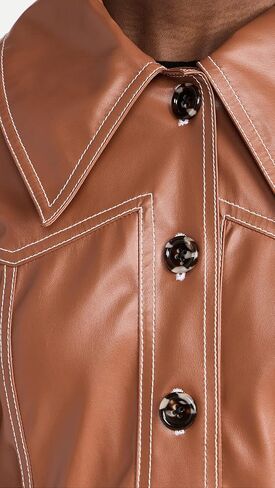 مستيقظ. معطف MODE النسائي بحزام من الجلد الصناعي مع لوحات متعددة in Kuwait