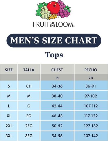 تي شيرت رجالي من Fruit of the Loom مصنوع من القطن Eversoft بأكمام طويلة، مسامي وممتص للرطوبة مع التحكم في الرائحة، مقاسات S-4x in Saudi Arabia