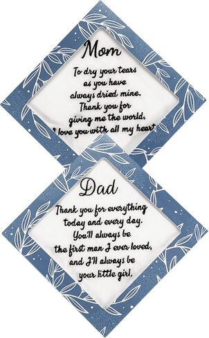 منديل زفاف من ECOHIP 2 هدية لأم العروس والأب هانكي والأب والأم in Kuwait