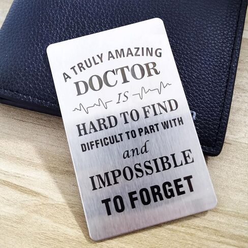 Doctor Appreciation Gift, Best Thank You Gift for a Doctor - A Truly Amazing Doctor is Hard to Find Difficult to Part with and Impossible to Forget in Saudi Arabia
