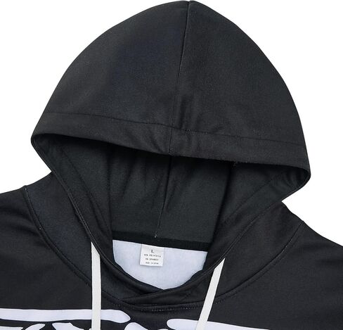 Idgreatim النساء الرجال 3D الرسم المخملية هوديي الجدة طويلة الأكمام البلوز البلوز جاكيتات مع جيوب S-3XL in Kuwait