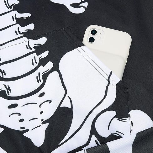 Idgreatim النساء الرجال 3D الرسم المخملية هوديي الجدة طويلة الأكمام البلوز البلوز جاكيتات مع جيوب S-3XL in Kuwait