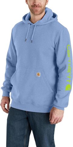 سترة Carhartt الرجالية الفضفاضة متوسطة الوزن ذات الأكمام ذات الشعار in Kuwait
