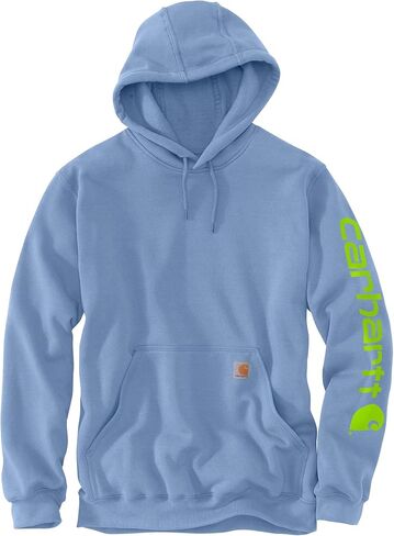 سترة Carhartt الرجالية الفضفاضة متوسطة الوزن ذات الأكمام ذات الشعار in Kuwait