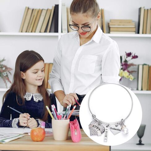 LParkin العرابة هدية الإسورة أساور العرابات اقتراح الهدايا من Godchild المعمودية سوار مفيد للنساء in Kuwait