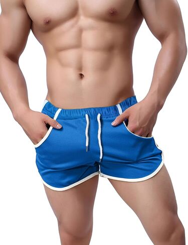 GYMAPE Men's Mesh Athletic Shorts for Workout Running Quick Dry Lightweight in Saudi Arabia