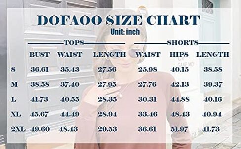 Dofaoo Two Piece Outfits for Women Long Sleeve Crew Neck Sweatsuits Sets with Pockets in Kuwait