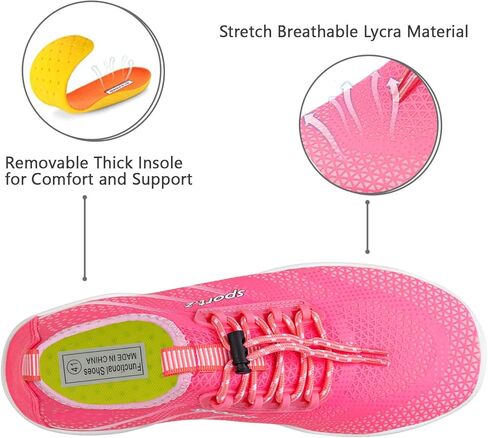 WateLves Water Shoes Mens Womens Beach Swim Shoes Quick-Dry Aqua Socks Pool Shoes for Surf Yoga Water Aerobics in Kuwait