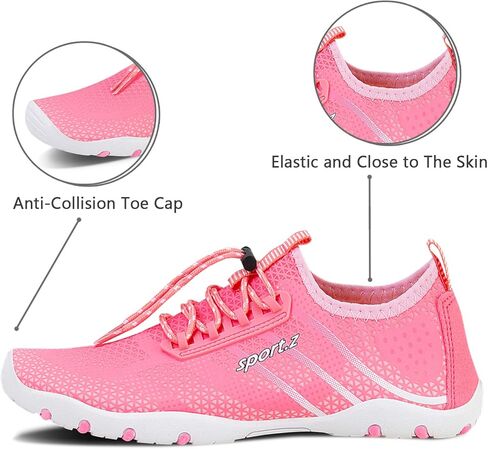 WateLves Water Shoes Mens Womens Beach Swim Shoes Quick-Dry Aqua Socks Pool Shoes for Surf Yoga Water Aerobics in Kuwait