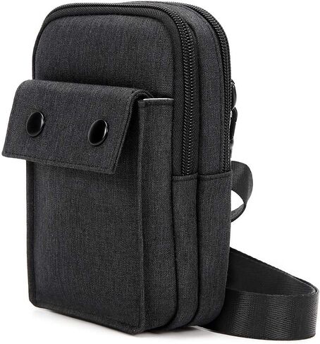 حقيبة YIPINU صغيرة تمر بالجسم للرجال والنساء - حقيبة كتف ماسنجر كتف مطورة لمنع RFID، أنيقة وسهلة الحمل in Kuwait