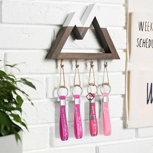 Sasylvia 24 Pcs Inspirational Quote Key Chains Bulk for Women Men Girls Christmas Gift Pink Silicone Motivational Quote Keychain Rings Motivational Keychains Student Employee Office in Saudi Arabia