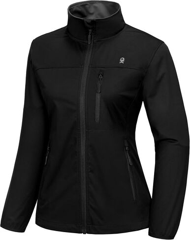 Little Donkey Andy Women's Lightweight Softshell Jacket Windbreaker for Running Travel Hiking, Windproof, Water Repellent in Kuwait