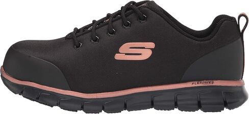 Skechers Women's Work, Sure Track - Chiton Alloy Toe Work Shoe in Saudi Arabia