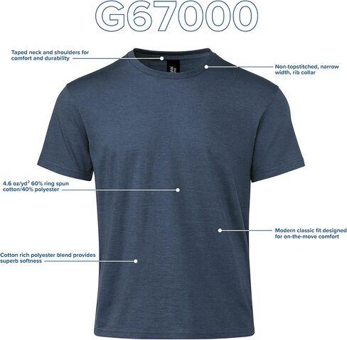 Gildan Adult Softstyle CVC Short Sleeve T-Shirt, Style G67000, Bulk Case in Saudi Arabia