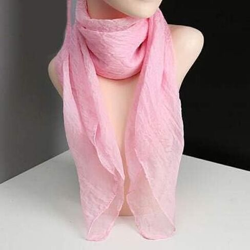 GCFIYPP 1950s Square Chiffon Scarf Sheer Square Neck Head Scarfs for Women,girls,ladies in Kuwait