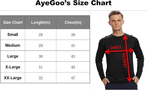 1 Pack/6 Pack Men’s Long Sleeve T Shirts,Running Sun Protection UPF 50+ Shirts Quick-Dry Workout T-Shirts in Saudi Arabia
