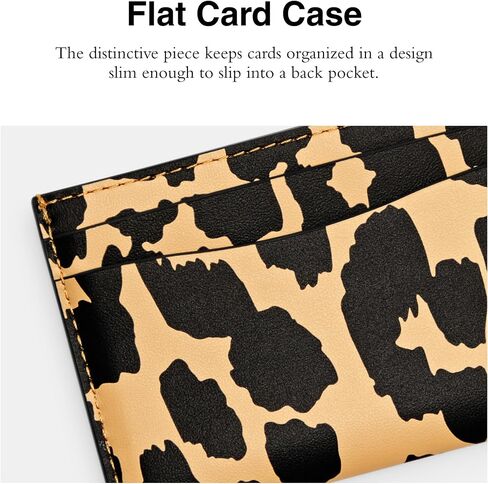 Coach Essential Leopard Printed Leather Card Case, Leopard in Saudi Arabia