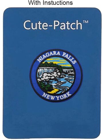 Cute-Patch Niagara Falls Newyork National Park Embroidered Iron on Patch Outdoor Life Hiking Camping Souvenir in Saudi Arabia