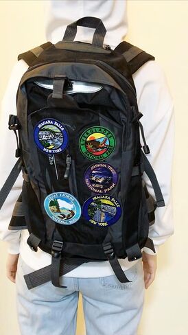 Cute-Patch Niagara Falls Newyork National Park Embroidered Iron on Patch Outdoor Life Hiking Camping Souvenir in Saudi Arabia