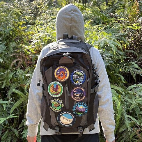 Cute-Patch Niagara Falls Newyork National Park Embroidered Iron on Patch Outdoor Life Hiking Camping Souvenir in Saudi Arabia