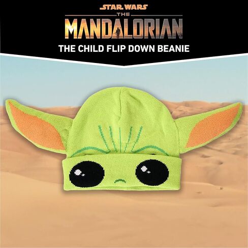 قبعة صغيرة قابلة للطي للرجال من Concept One Star Wars The Mandalorian The Child، باللون الأخضر، مقاس واحد in Saudi Arabia