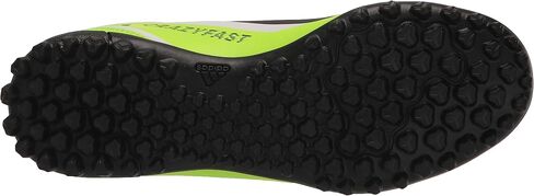 حذاء adidas Soccer X Crazyfast.4 Turf (للأطفال الصغار/الأطفال الكبار) أبيض/أسود أساسي/Lucid Lemon 5 Big Kid M in Kuwait