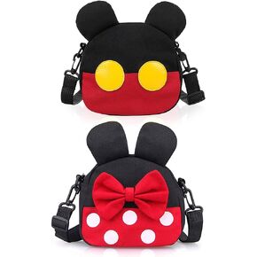 شنطة كروس ميني ماوس متعددة الوظائف للسفر مع حزام كتف، شنطة كروس صغيرة للسفر للنساء والرجال، 1 قطعة, 1 in Kuwait
