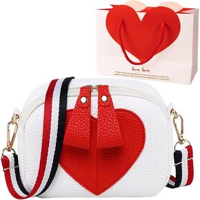 محفظة SJkunni للفتيات الصغيرات، حقيبة يد طويلة تمر بالجسم للأطفال الصغار هدية عيد ميلاد مع حقيبة هدايا in Kuwait