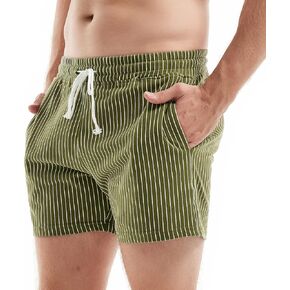 شورت رجالي للتمرين من FIROTTII مقاس 5 بوصات شورت رياضي كاجوال للركض قصير للرجال