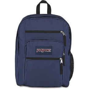 JanSport Big Laptop Backpack Navy - Computer Bag with 2 Compartments, Ergonomic Shoulder Straps, 15" Laptop Sleeve, Haul Handle - Book Rucksack in Kuwait