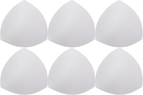3 Pairs Push Up Swimsuit Pads, Bra Liners, Removable Bra Cups, Sports Bra Inserts Pads, Bra Insert, Sports Bra Padding Inserts (White) in Saudi Arabia