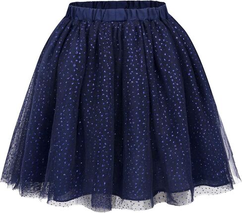 Bonny Billy Girls Classic Layers Tulle Tutu Sparkling Skirt in Kuwait