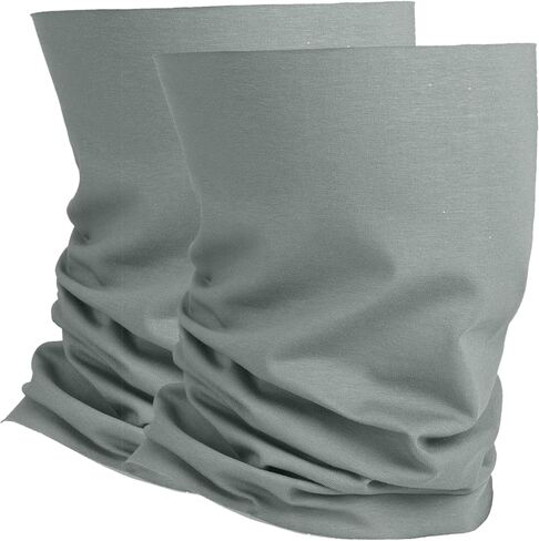 281Z Organic Cotton Breathable Summer Neck Gaiter for Men and Women - Face Scarf for Outdoor Activities (Foliage Green) in Kuwait