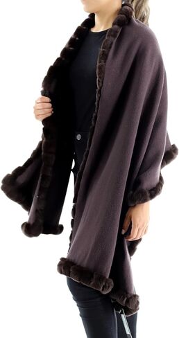 لفافة La Fiorentina للسيدات مع زخرفة من فراء ريكس in Kuwait