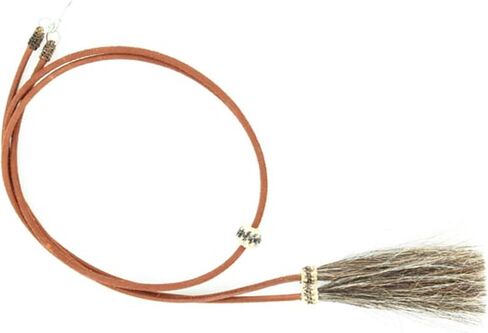 M & F Western Men's Light Leather With Horsehair Stampede String Brown One Size in Saudi Arabia