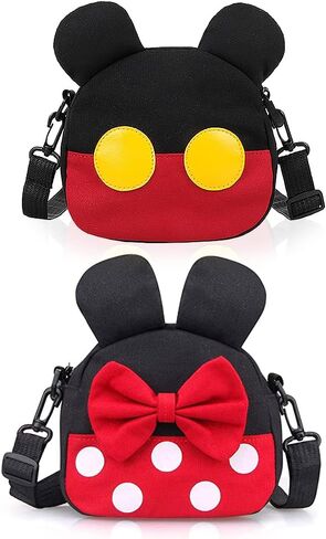 شنطة كروس ميني ماوس متعددة الوظائف للسفر مع حزام كتف، شنطة كروس صغيرة للسفر للنساء والرجال، 1 قطعة, 1 in Kuwait