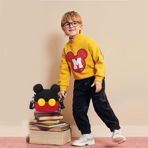 شنطة كروس ميني ماوس متعددة الوظائف للسفر مع حزام كتف، شنطة كروس صغيرة للسفر للنساء والرجال، 1 قطعة, 1 in Kuwait