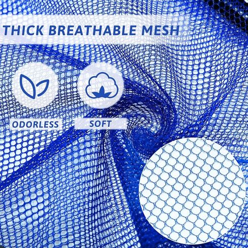 20 Pcs Reflective Mesh Drawstring Bag Swimming Bag 16.54 x 13.78 Inch Quick Drying Sport Beach Bag for Teens Adult (Black) in Kuwait