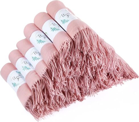 25 Pcs Shawl Bulk Thank You Favor Guest Bulk Shawls for Wedding Favors Christmas Thanksgiving Day Party Favors in Saudi Arabia