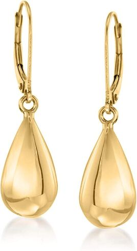 Ross-Simons Italian 18kt Yellow Gold Teardrop Earrings in Saudi Arabia