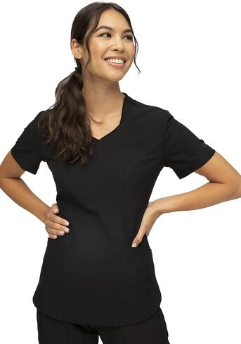 HeartSoul Break On Through Women Scrubs Top V-Neck HS797 in Kuwait