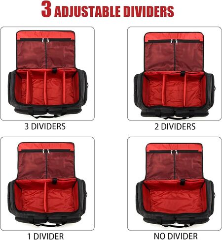 Sneaker Bag Travel Shoes Duffel Bag Men Women Gym Sport Luggage Duffle Carrying Case Bag Divider Adjustable Compartment Portable Soccer Athletic Shoes Carrier Heavy Duty Traveling Accessories in Kuwait